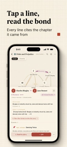 A relationship detail in PersonaTie